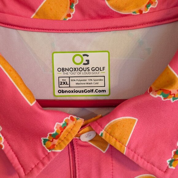 Obnoxious Golf Pink Taco XXL - Picture 2 of 3